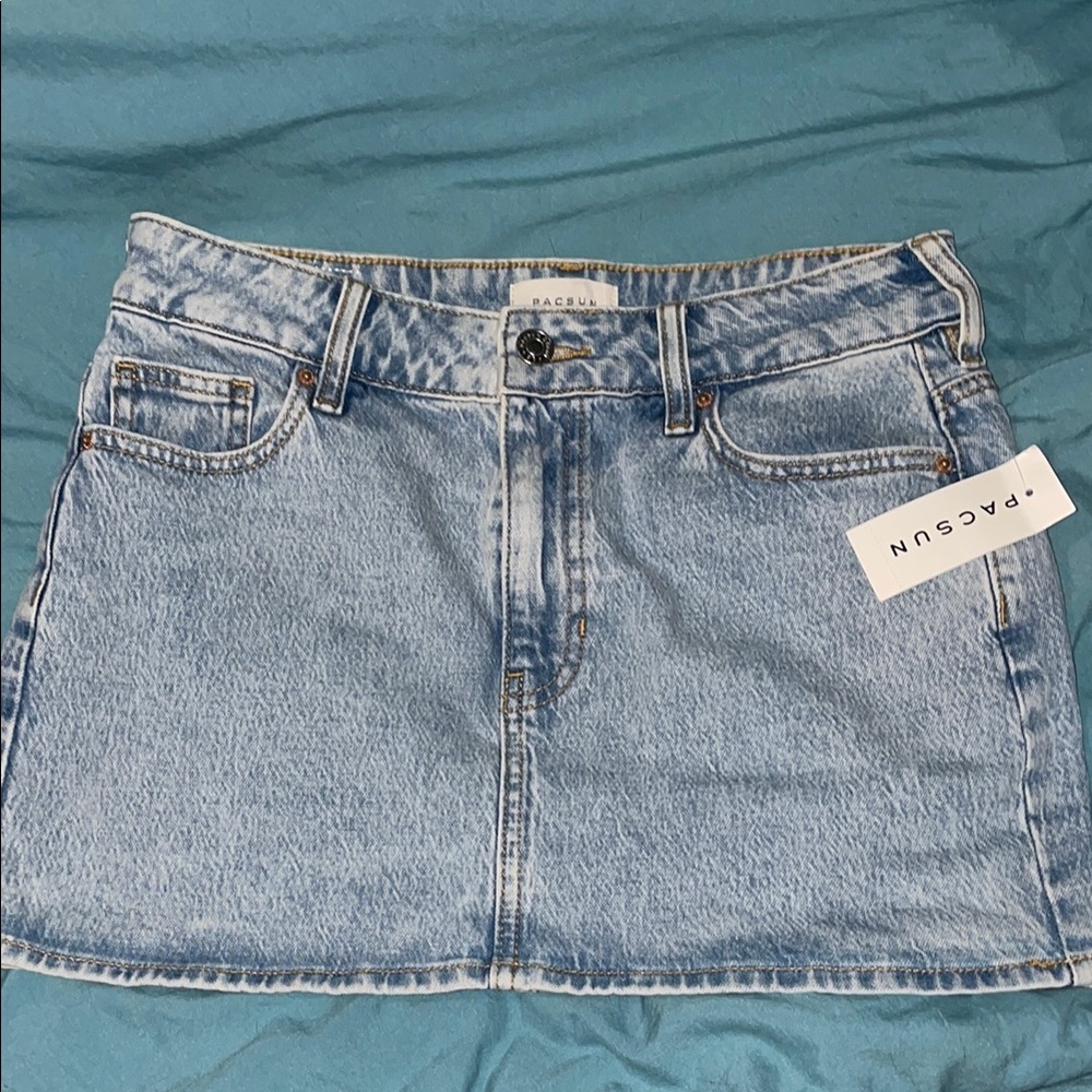 Pacsun mini denim skirt